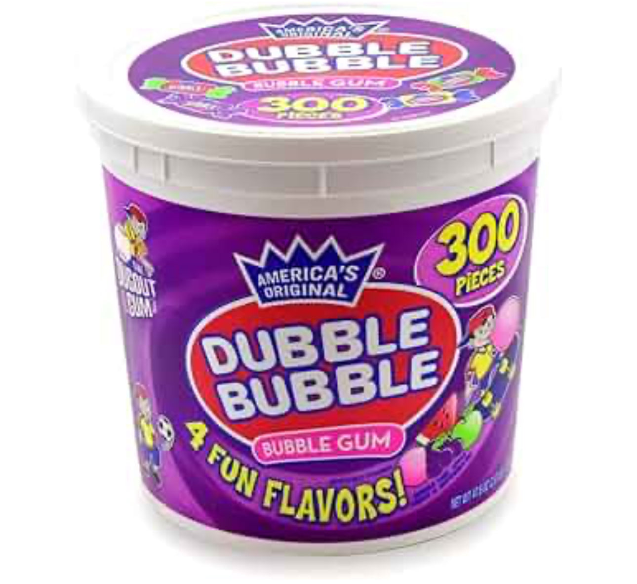 DUBBLE BUBBLE BUCKET 300pcs