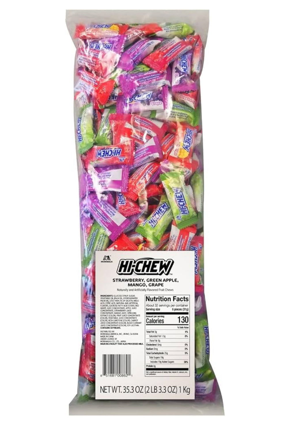 HI-CHEW Assorted Flavors 185pcs